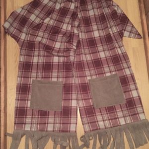 Fleece shawl/scarf wrap